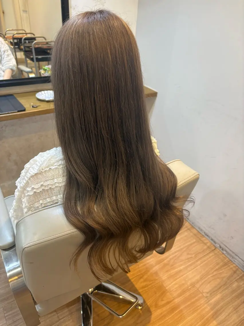 カラー ヘアカラー トリートメント 韓国ヘアー🇰🇷 MIWAのヘアスタイル