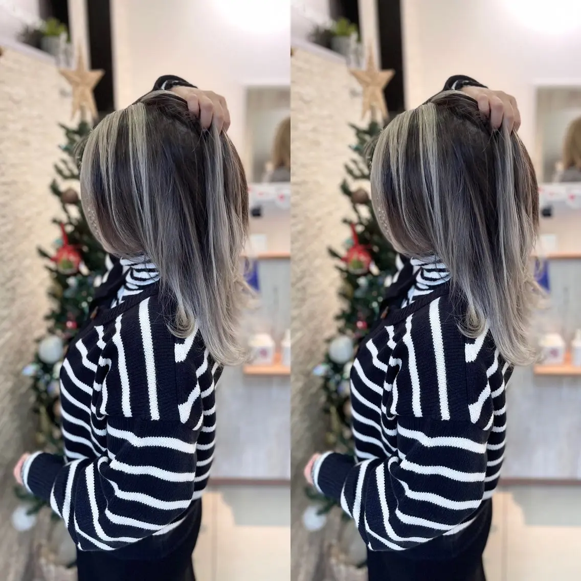 ミディアム ヘアカラー Y Uのヘアスタイル