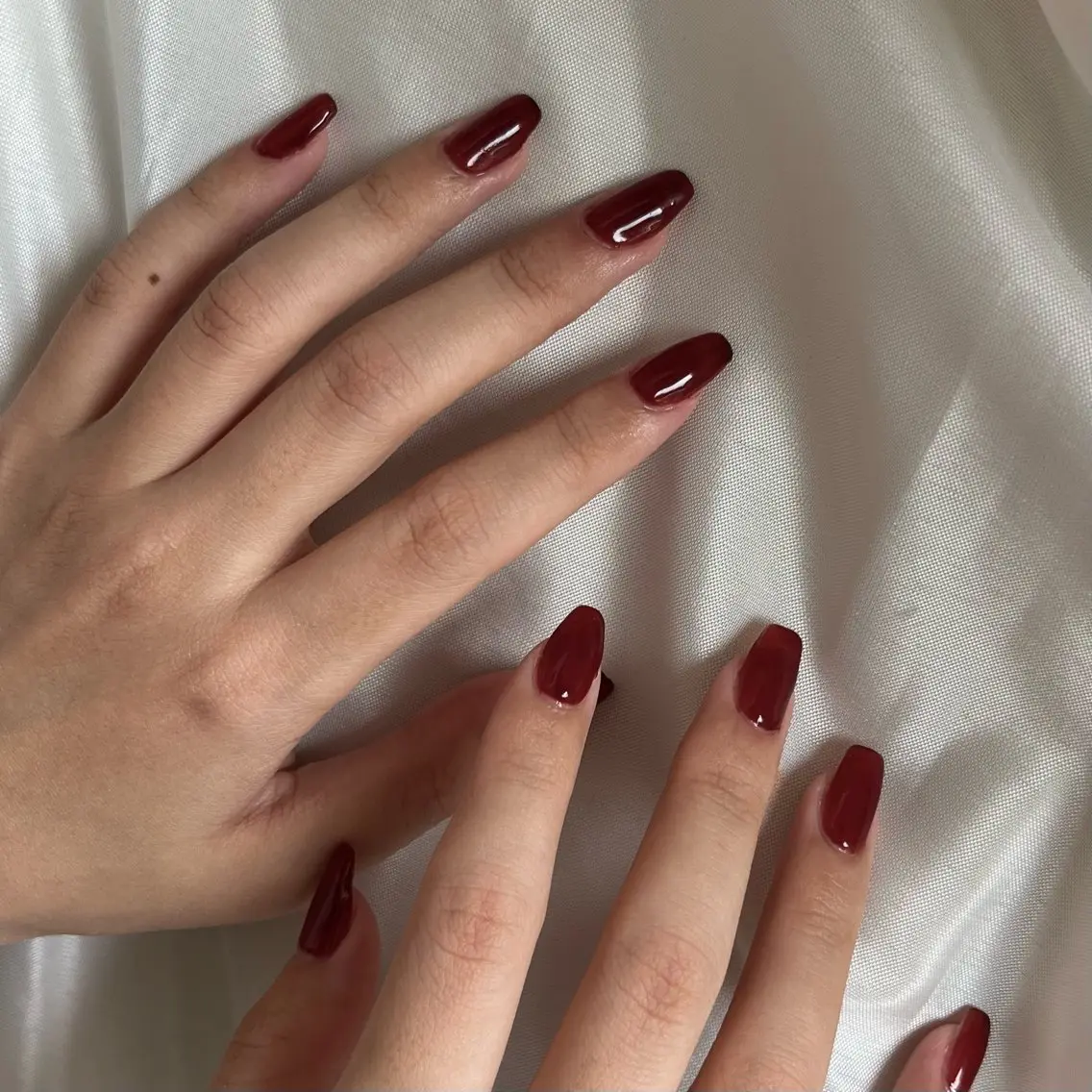 【無料モデル9月末まで💅🏼】(オフ有り)ちゅるんワンカラー/お手元写真撮影/経過報告の写真