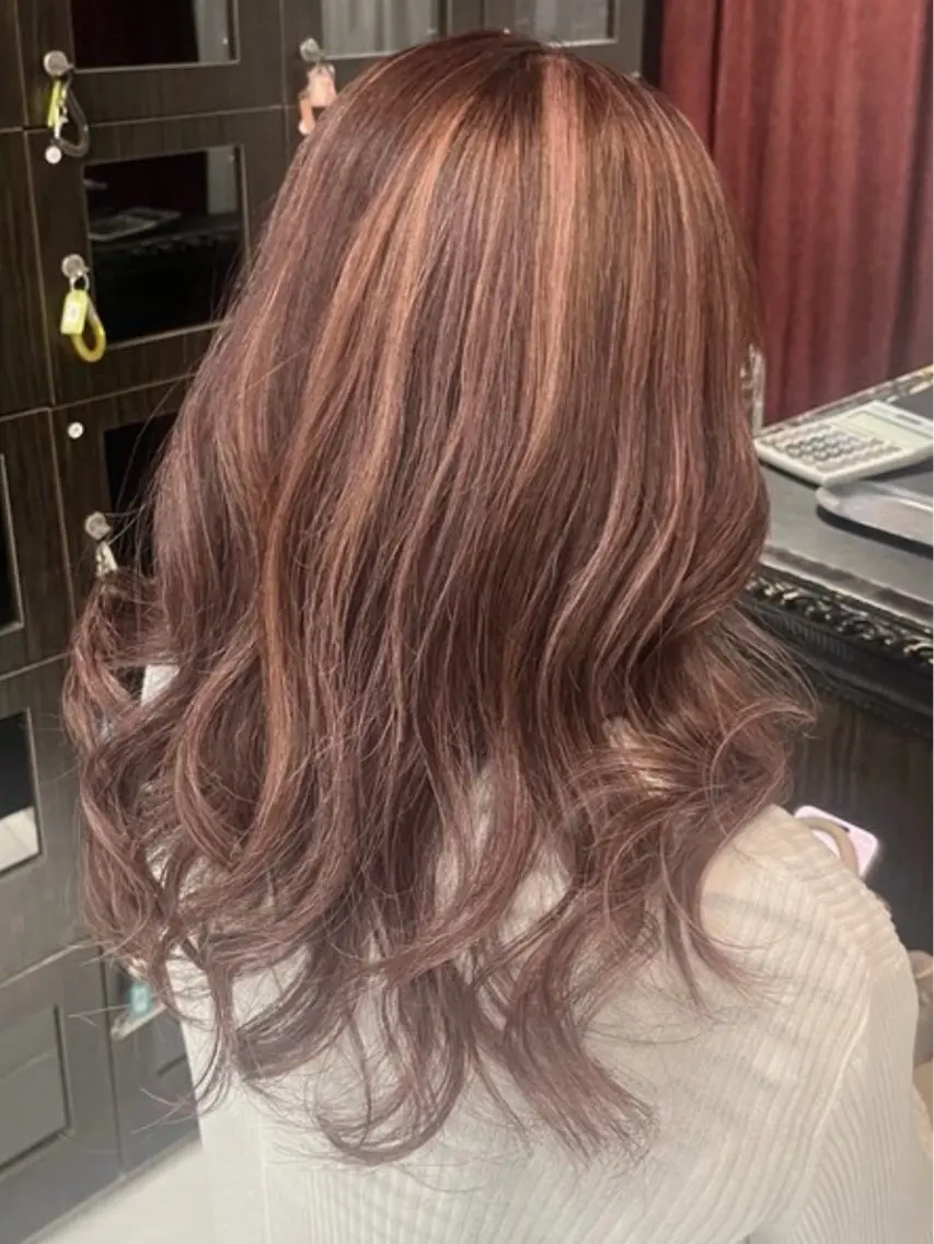 ロング レイヤー/パーマ 🐼HARUKA🐼のヘアスタイル