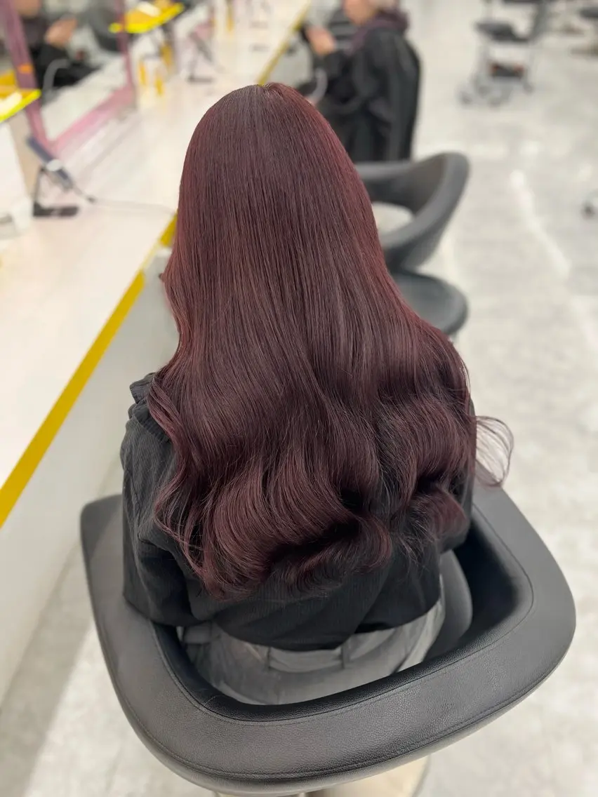 カラー ヘアカラー 暖色✖️韓国ヘア 🥀SAHO🥀のヘアスタイル