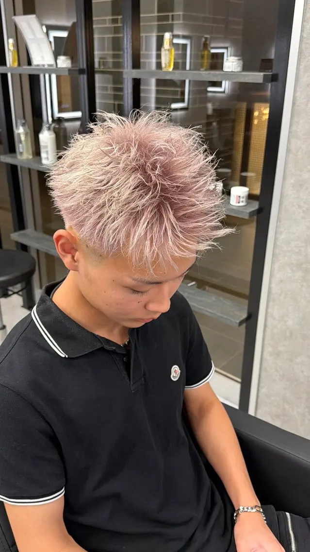 カラー メンズ カット ヘアカラー 札幌メンズ指名 No. 1/光👑のヘアスタイル