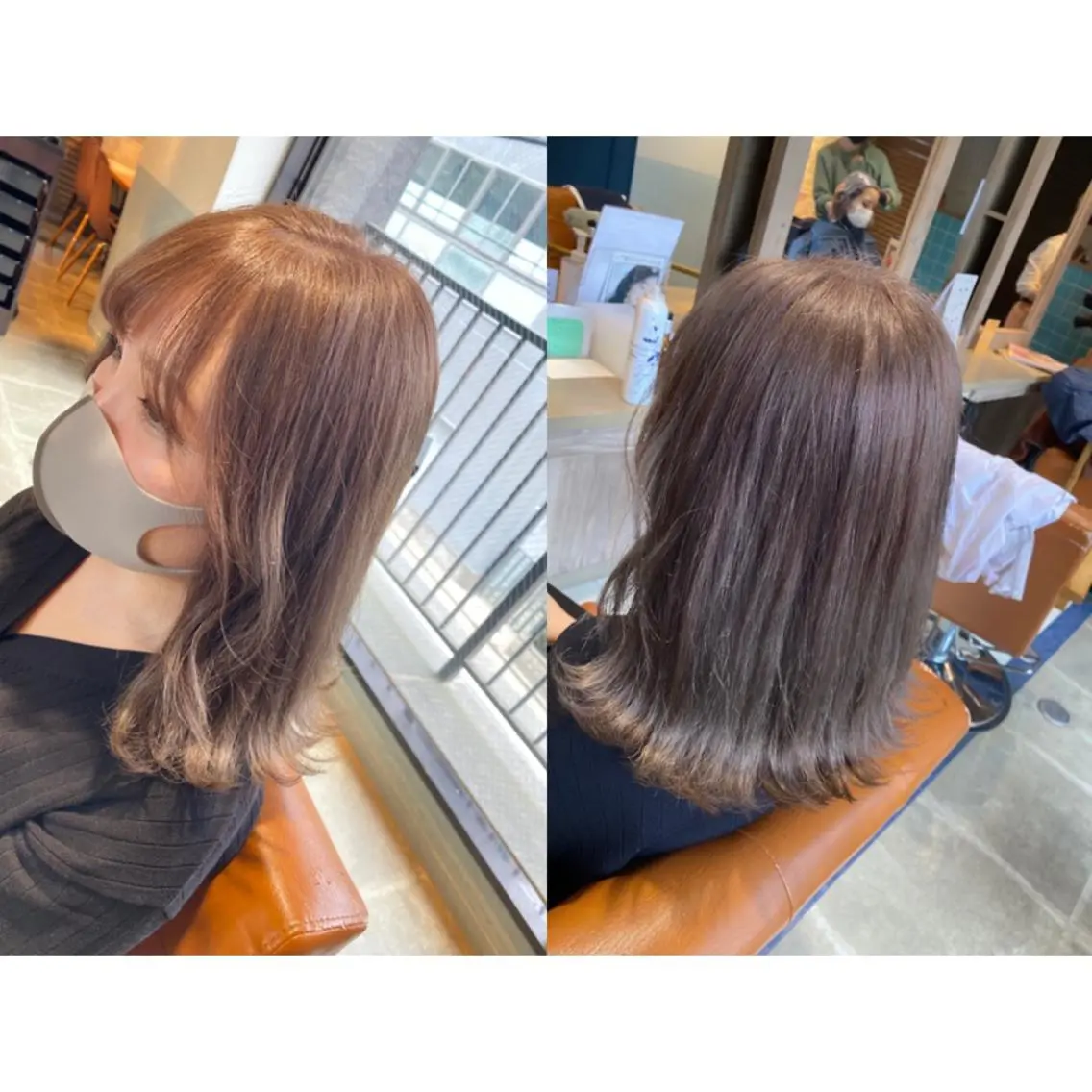 カラー カット 縮毛矯正 トリートメント 🩵盛れる顔周りヘア EMI🩵のヘアスタイル