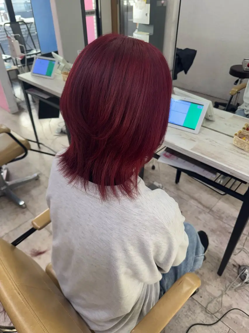 ショート カラー ヘアカラー トリートメント 🍒Nagisa 🍒のヘアスタイル