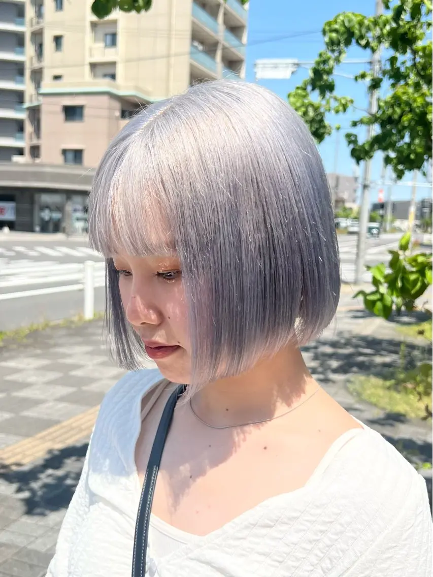 【橋本minimo限定】カット＋ダブルカラー(巻仕上げ付き)￥21780→￥17424の写真
