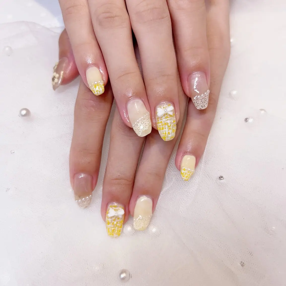 ネイル ハンドネイル nail salon pearのネイルデザイン