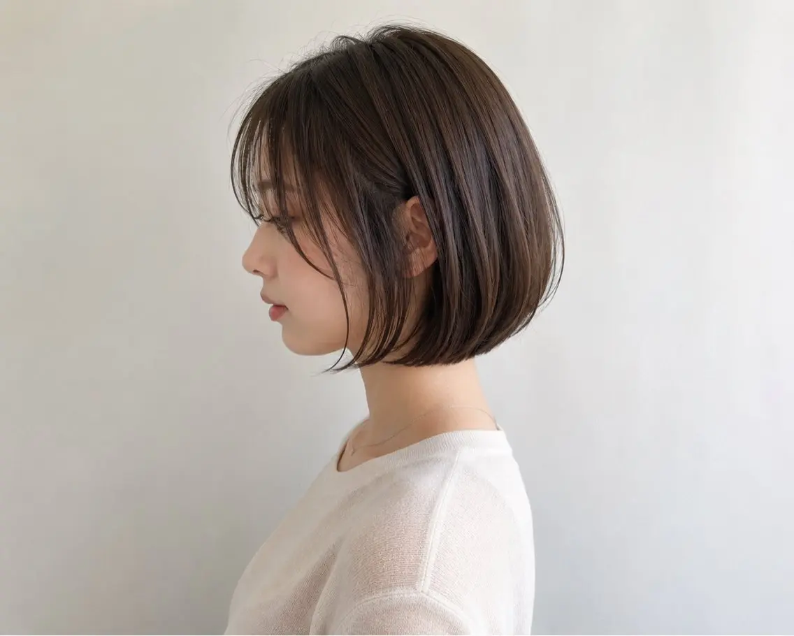 グラデーションボブ✨丸みボブ🤍🫧の写真