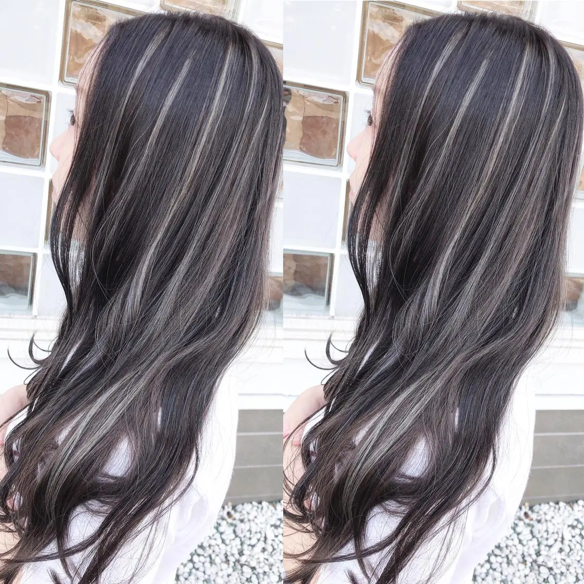 ロング カラー カット ヘアカラー トリートメント 具志 正太のヘアスタイル