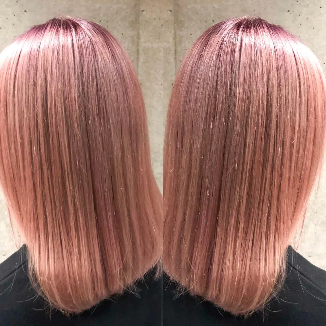 ミディアム カラーモデル募集中 美容室ハピスのヘアスタイル