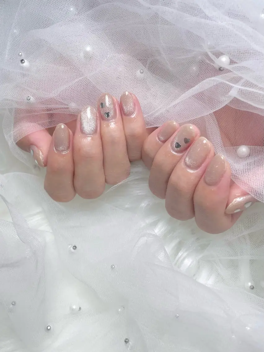 ネイル ハート IBUKI PEEKABOO梅田のネイルデザイン