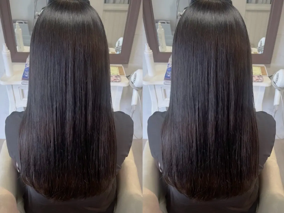 ロング ヘアカラー トリートメント eMu🫧 〜𝑴𝒊𝒖〜のヘアスタイル