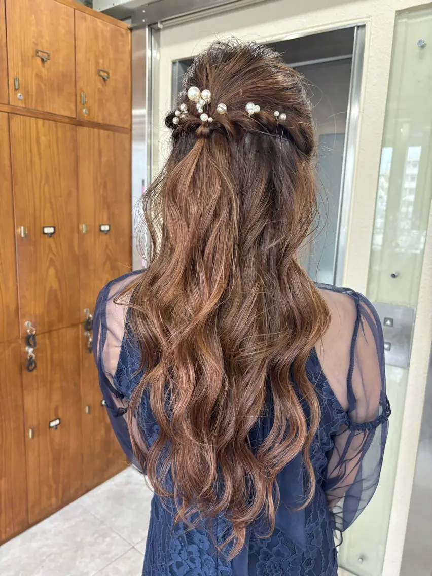 ロング ヘアセット 優李 ゆうり‪のヘアスタイル