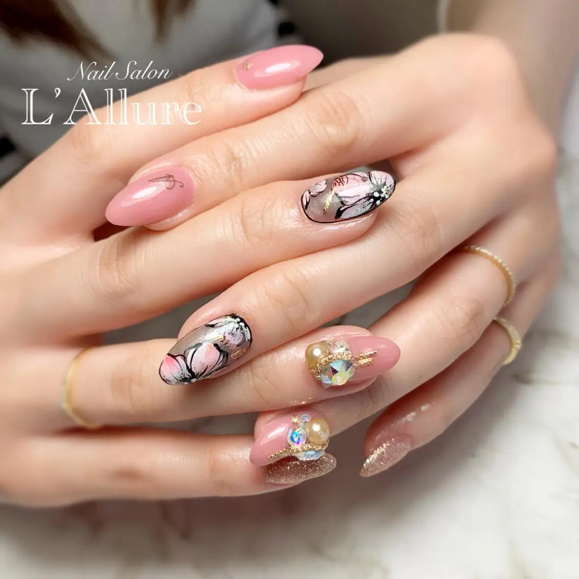 ネイル ハンドネイル Nail Salon L’Allureのネイルデザイン