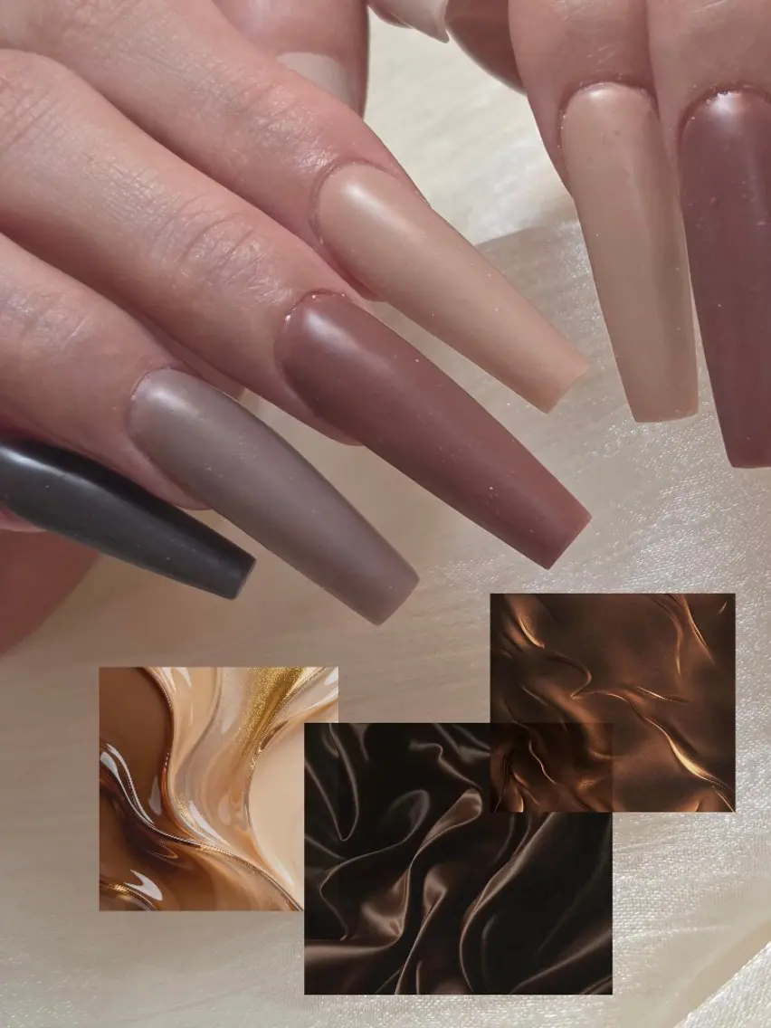 ネイル グラデーション マットネイル LadyNail Kiyoka/大名のネイルデザイン