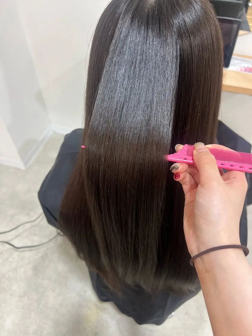 ロング トリートメント 愛 理のヘアスタイル
