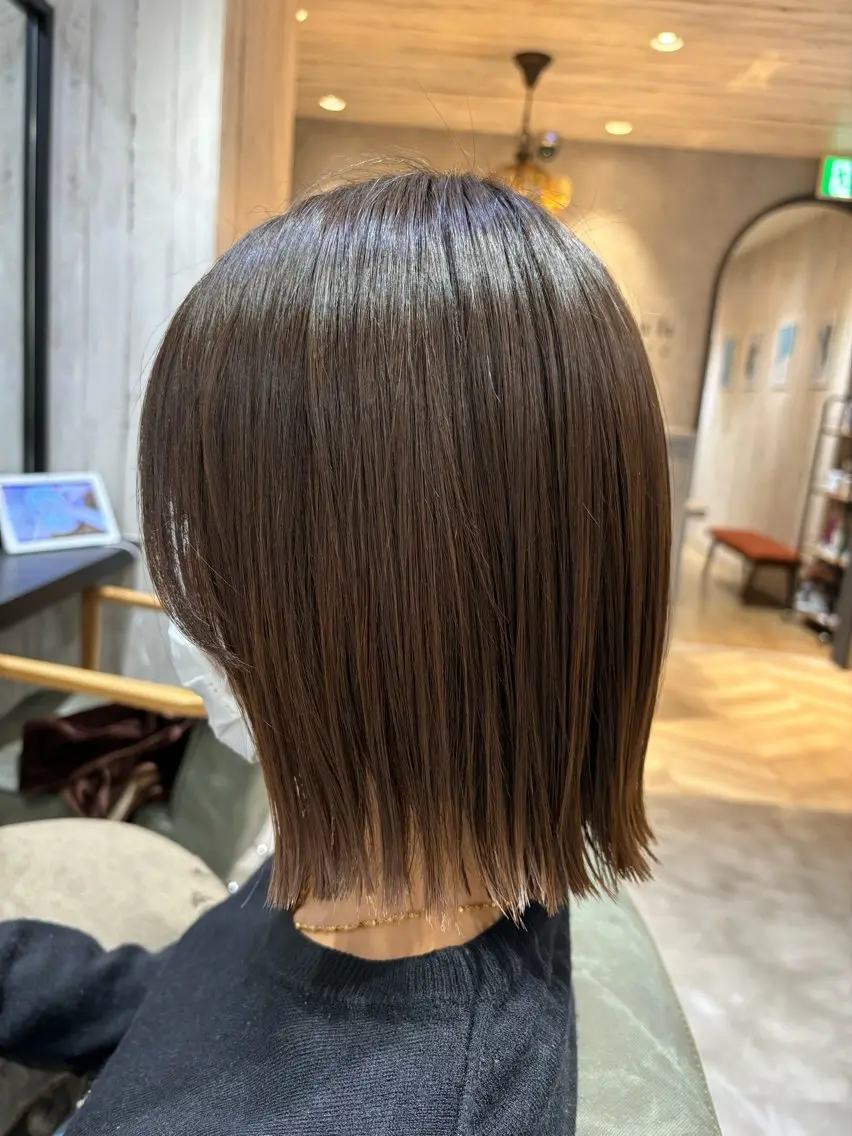 ショート カット ✨似合わせボブ✨ 縮毛矯正のヘアスタイル