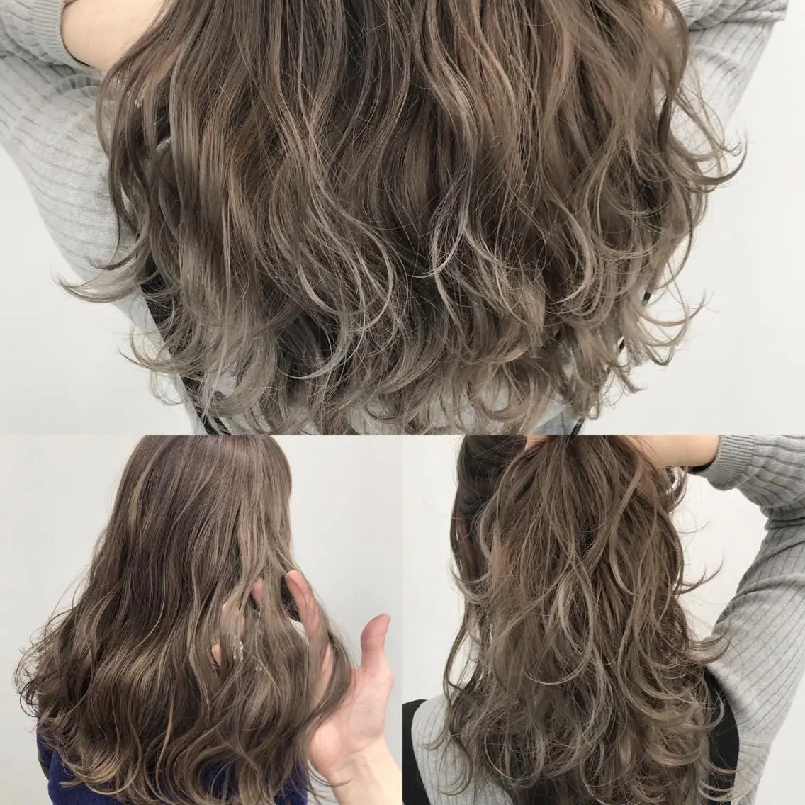 セミロング カラー ヘアアレンジ 【公式】amble luxe池袋東口🩷のヘアスタイル