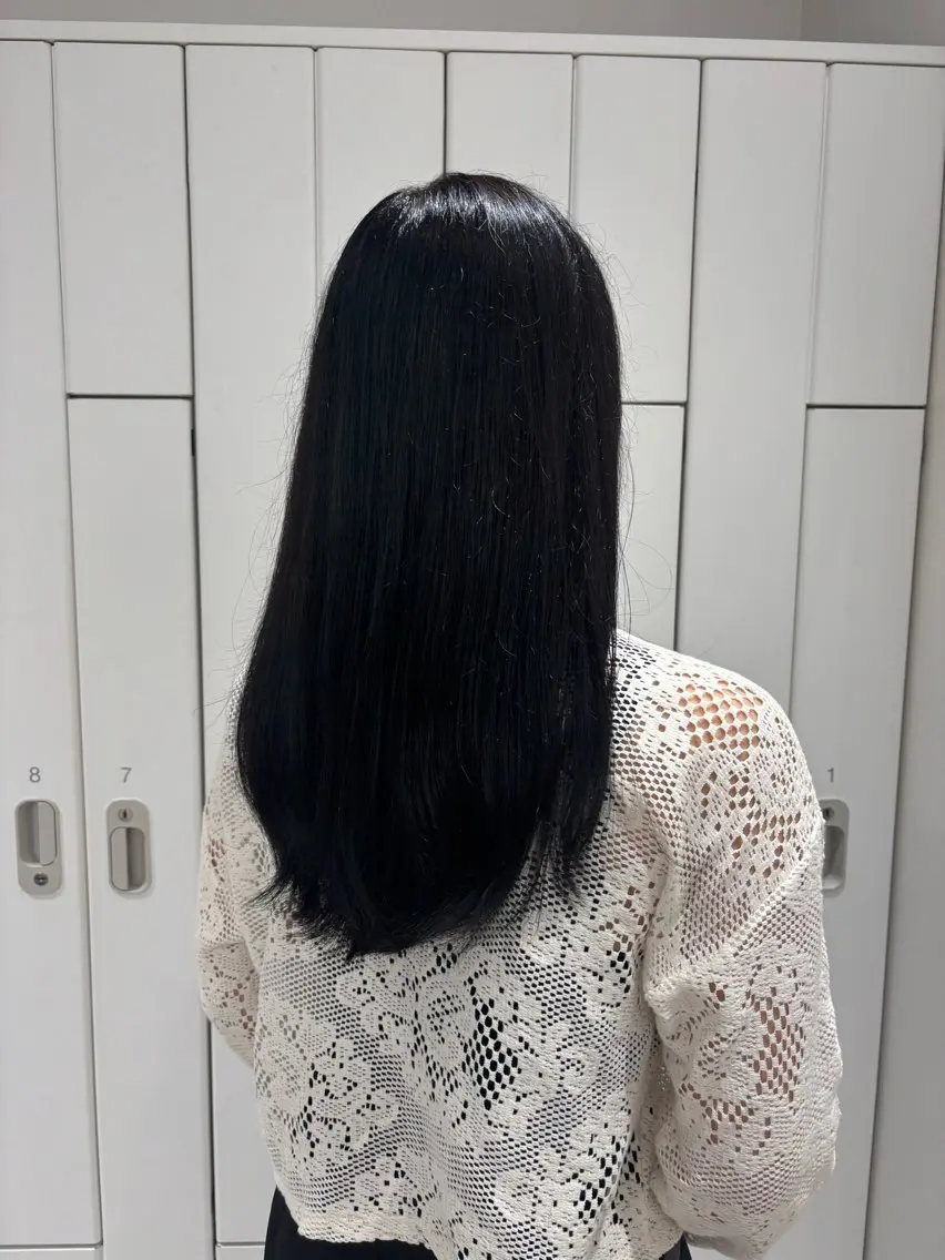 ロング 縮毛矯正/透明感 カラー🍀そら🪽のヘアスタイル