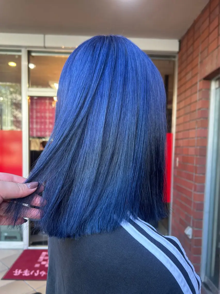 セミロング ヘアカラー 武田 悠生乃のヘアスタイル
