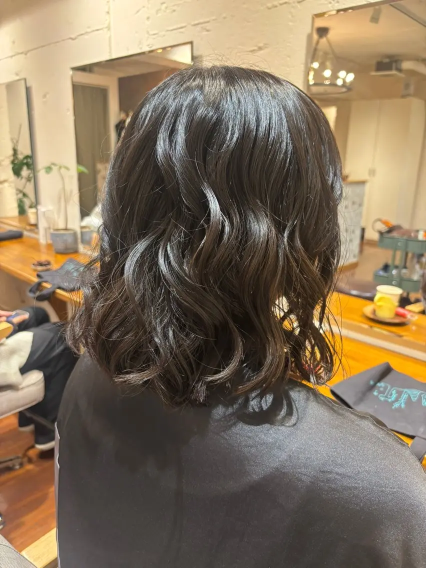 ミディアム ミディアムパーマ パーマ パーマ/ボブ/レイ ヤー💫SUZUKAのヘアスタイル