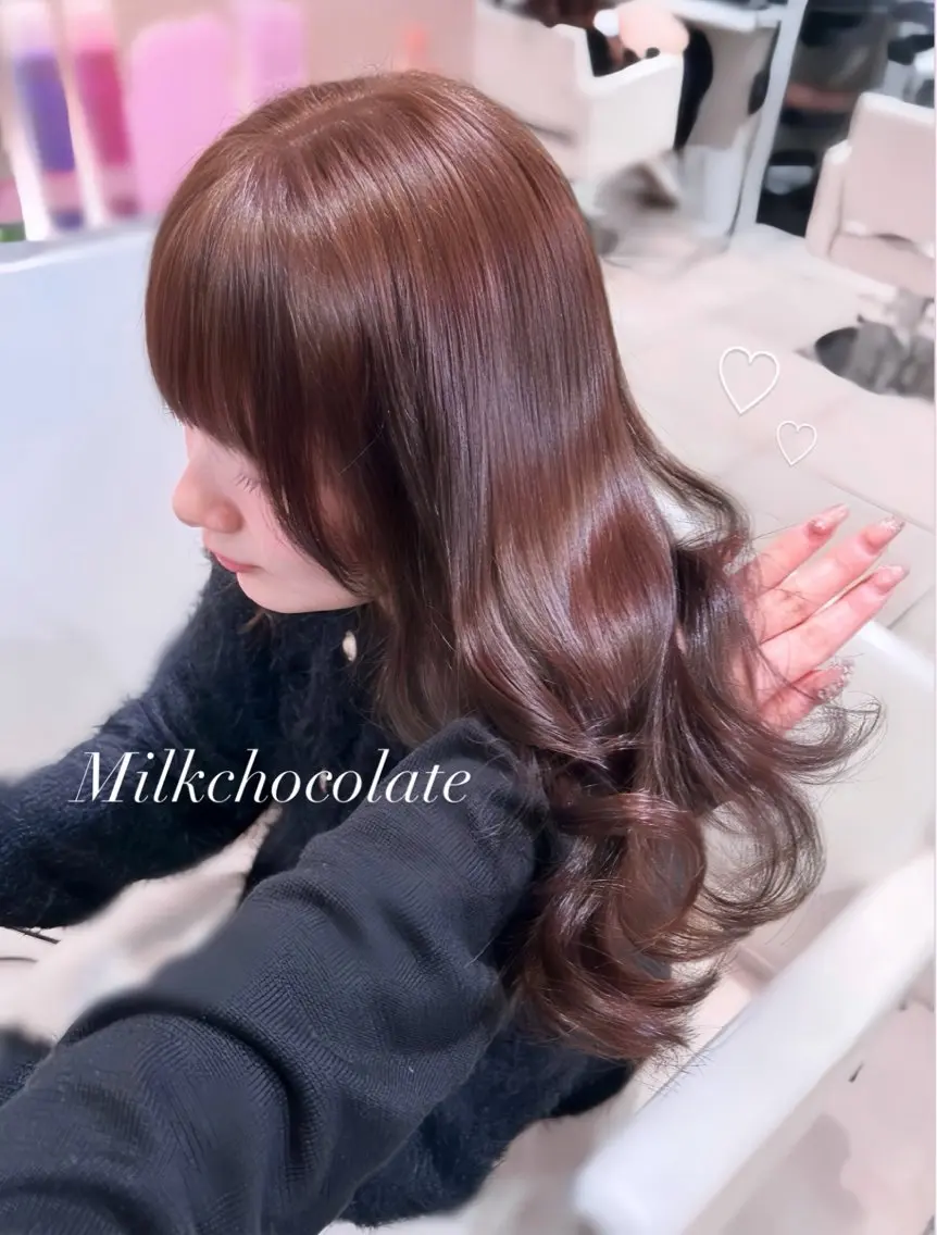 セミロング yuuna モデル募集中🤍のヘアスタイル