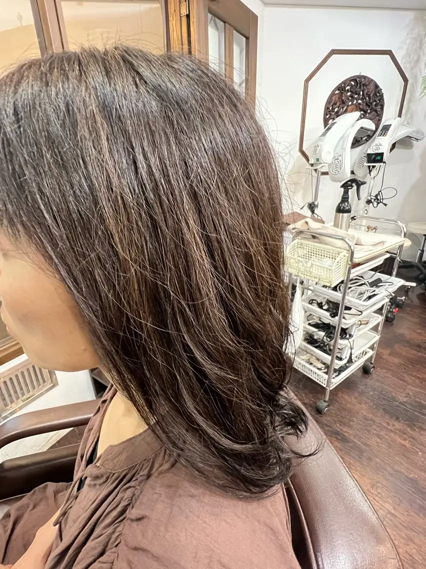 ミディアム カラー ️ゆう/ カラーモデル様募集中のヘアスタイル