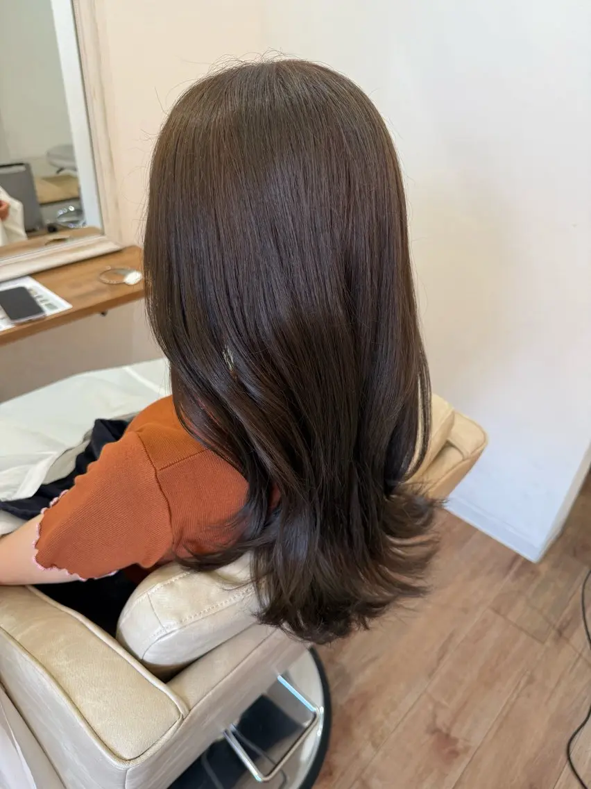 ロング ヘアカラー fenice natsumiのヘアスタイル