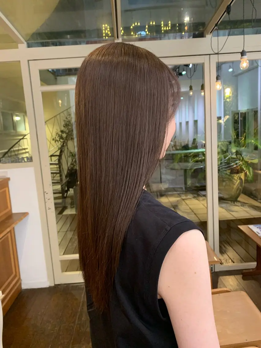 ロング カラー 透明感カラー ヘアカラー Make's表参道 らら🌼のヘアスタイル