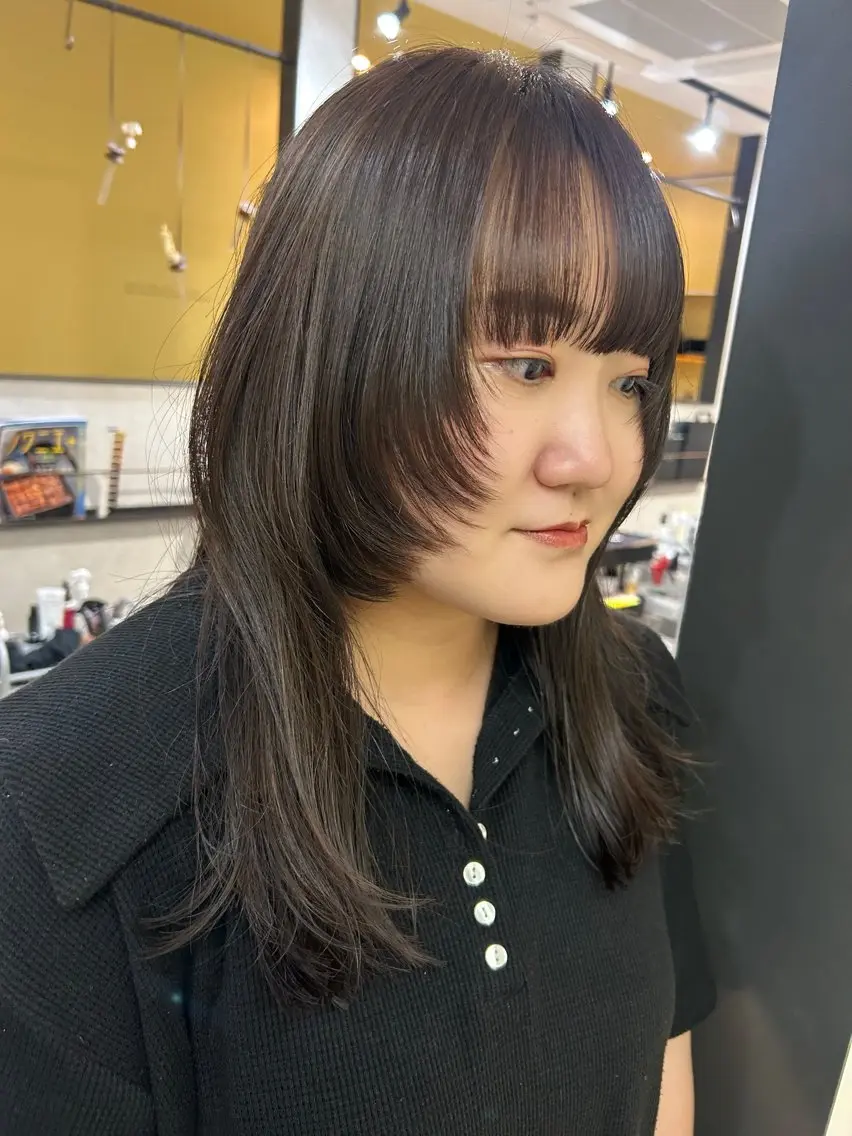 ロング カラー レイヤーカット hubhair レイヤー/透明感のヘアスタイル