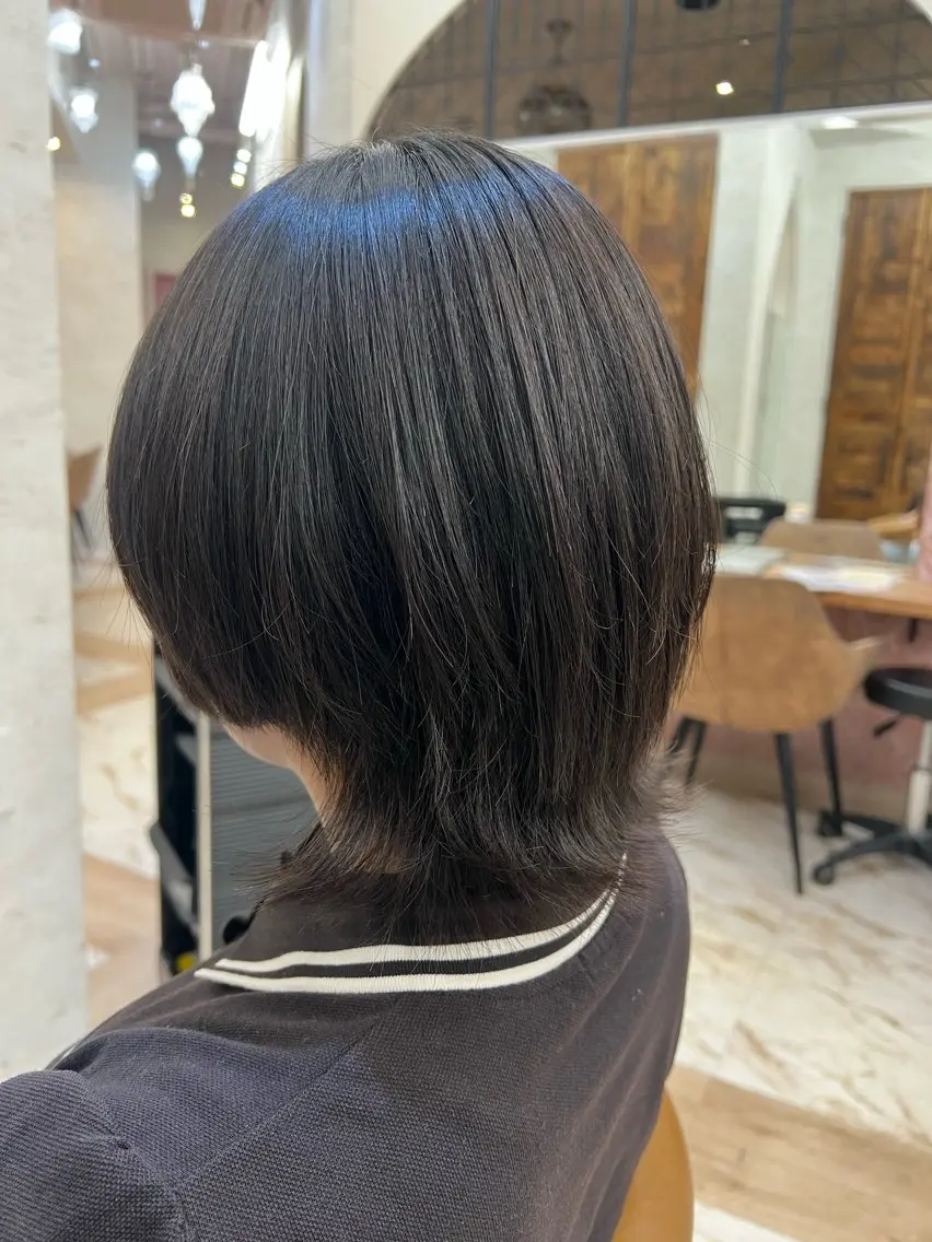 ショート カット トリートメント 縮毛矯正/艶髪/ 透明感カラー輝希のヘアスタイル