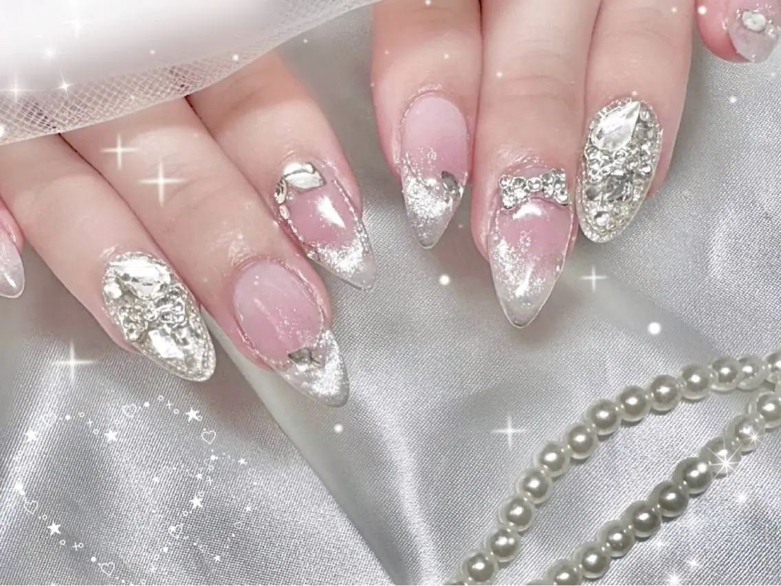 ネイル ハンドネイル ハンドケア 𝗝𝗨𝗥𝗜🎀 niconail三鷹のネイルデザイン
