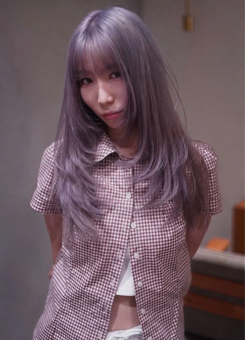カラー ヘアカラー トリートメント 河原 楓樹のヘアスタイル