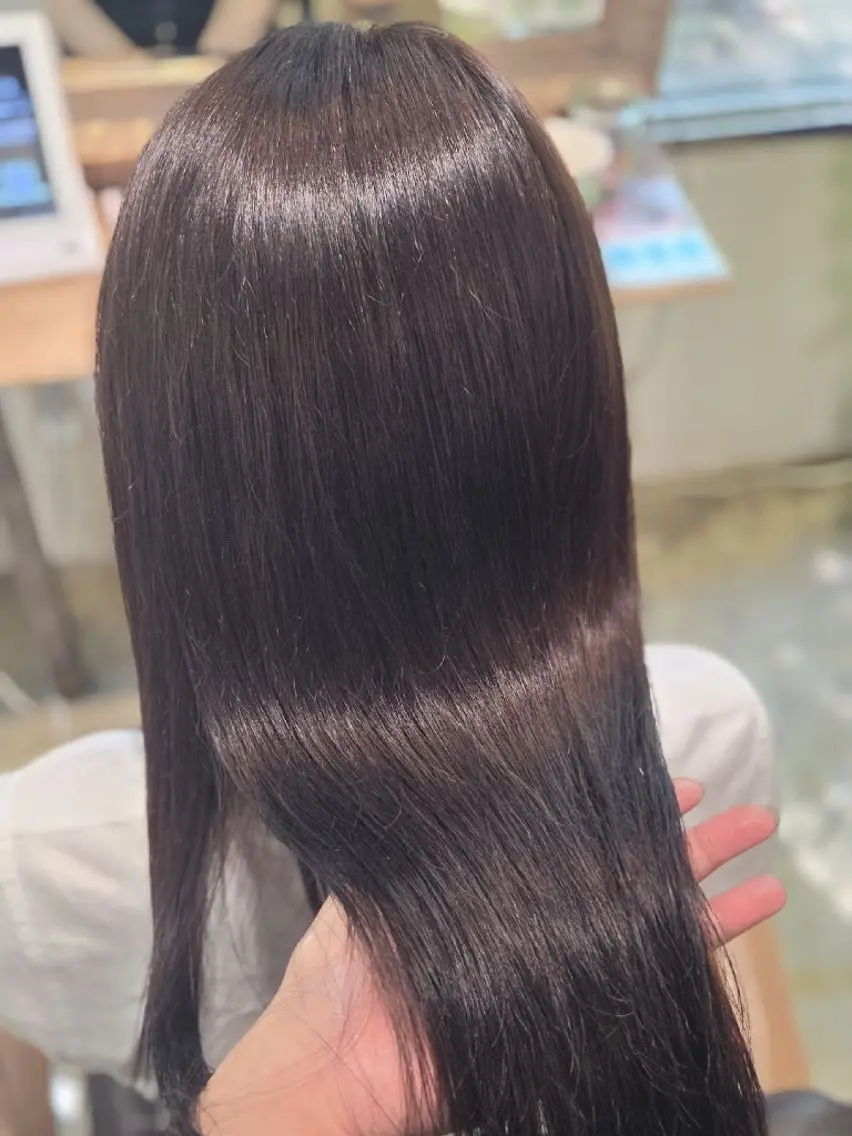セミロング 谷岡 沙也佳のヘアスタイル