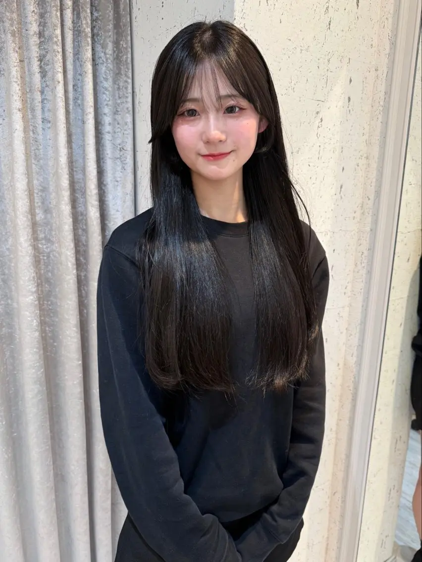 ロング カラー パーマ 透明感カラー カット ヘアカラー 縮毛矯正 トリートメント mai / linoah˚✧のヘアスタイル