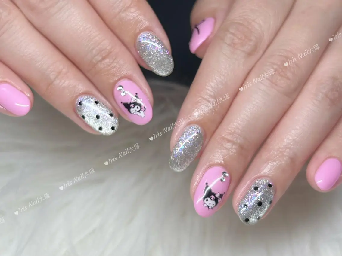 ネイル ハンドネイル 💕藤江 月🌸🍒のネイルデザイン