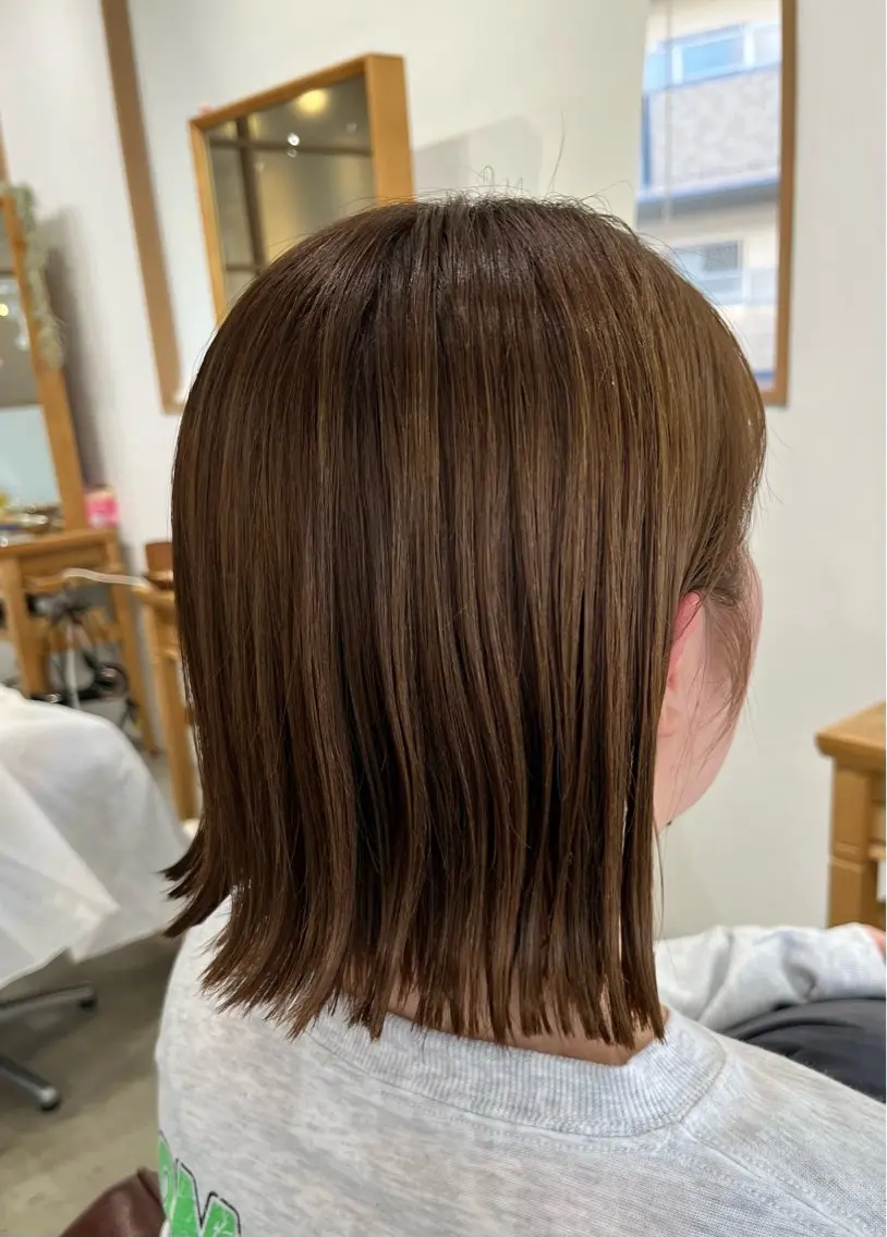 ミディアム ボブ 三島 有佳里のヘアスタイル