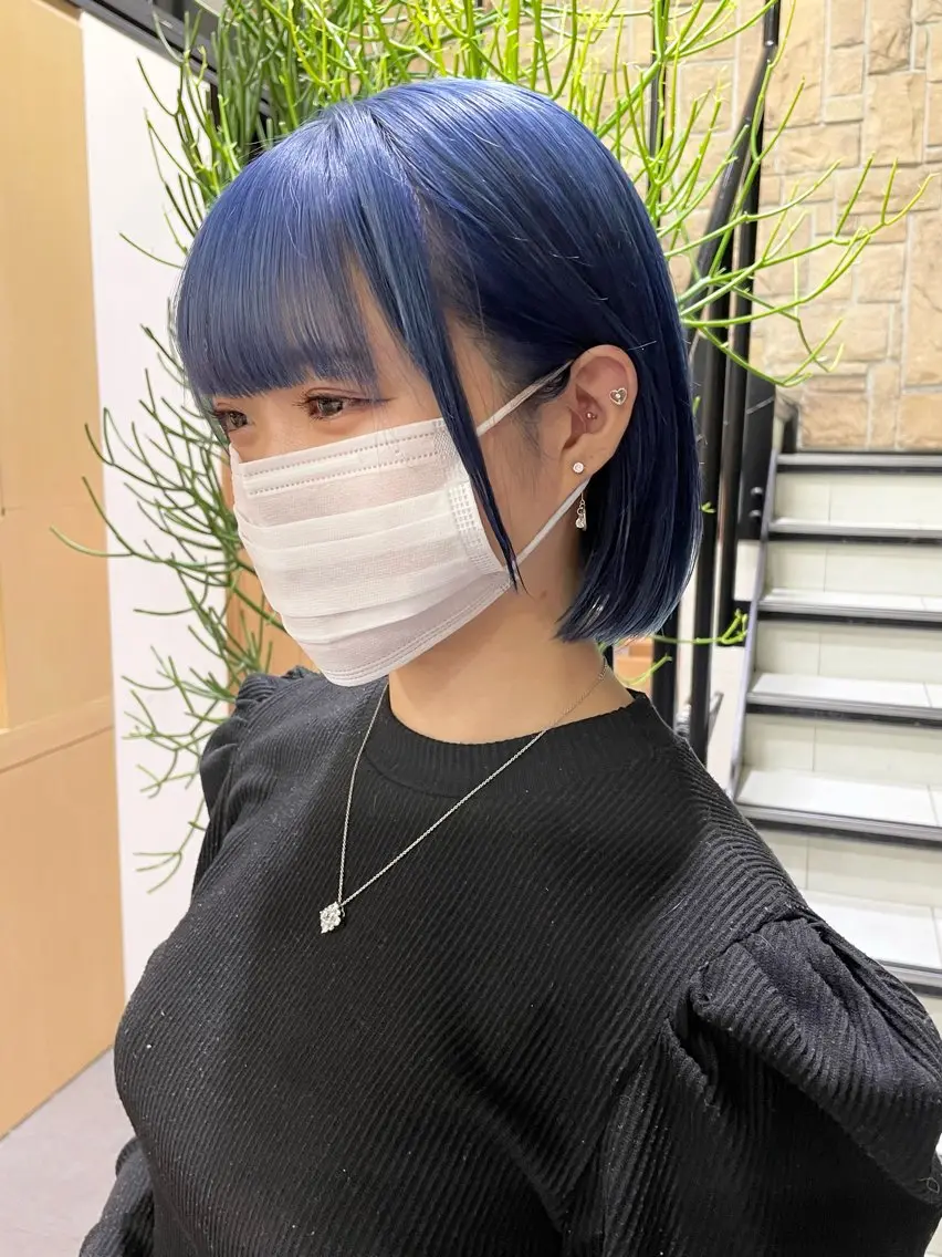 ミディアム カラー コトミ【メンズ】 【曲がる縮毛矯正】のヘアスタイル
