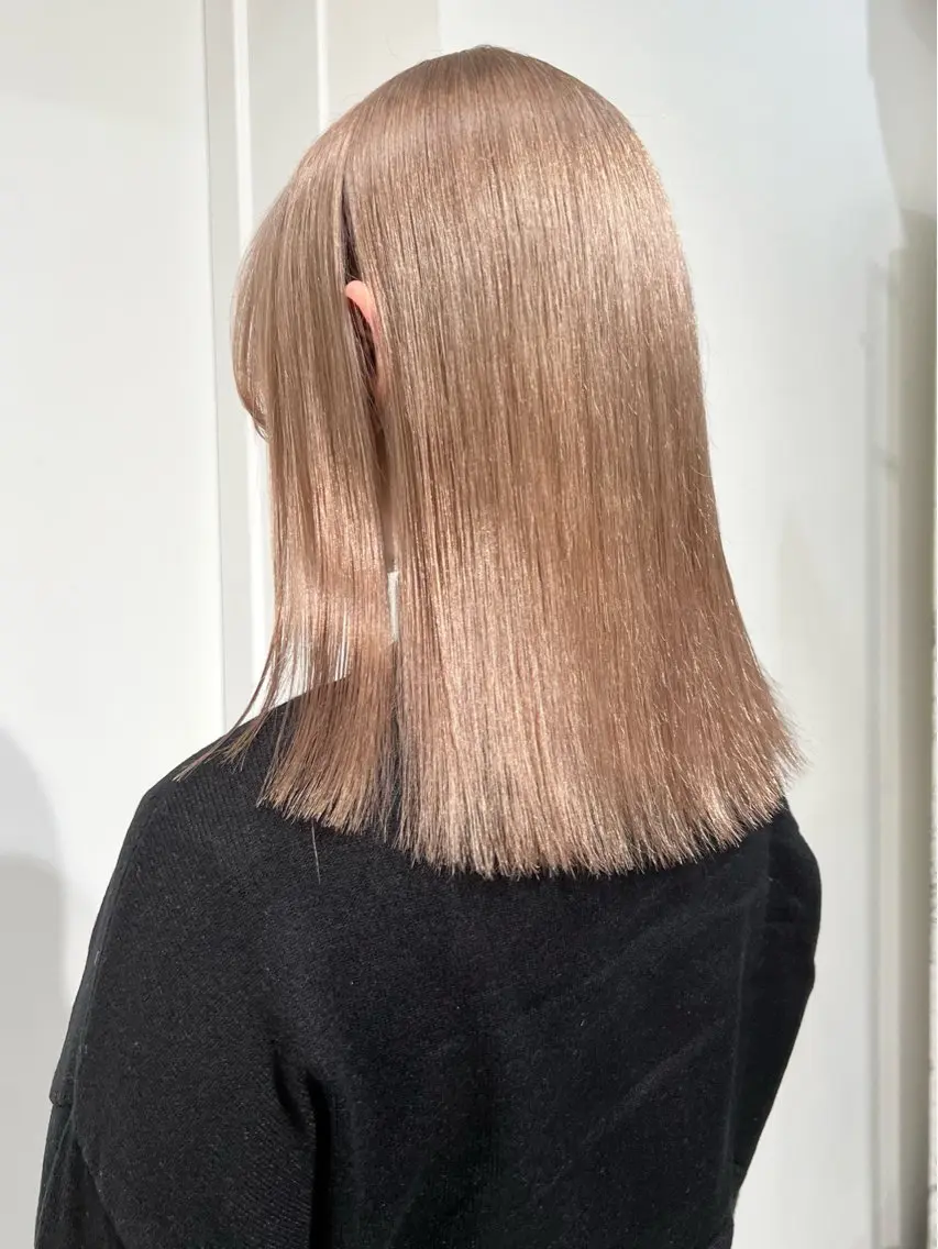 セミロング カラー カット ヘアカラー トリートメント HARU//原宿🤍 リピート率NO.1のヘアスタイル