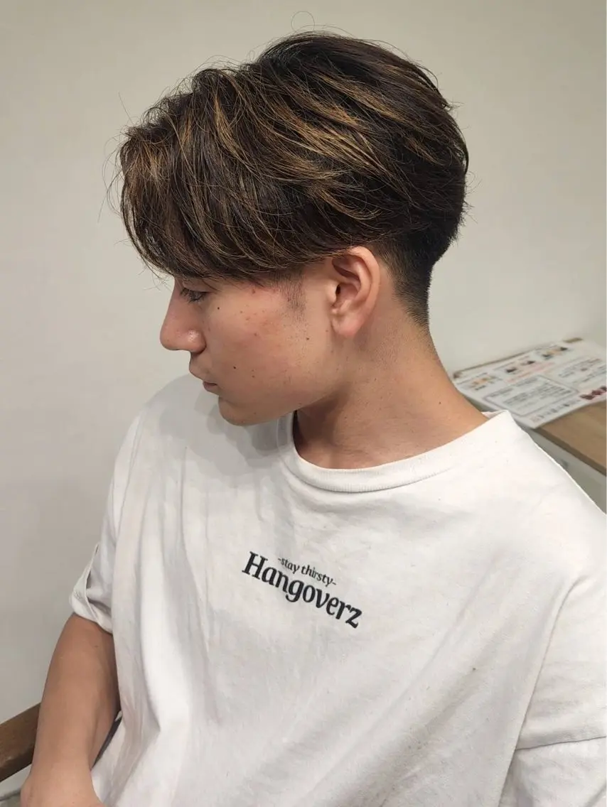 縮毛矯正の写真