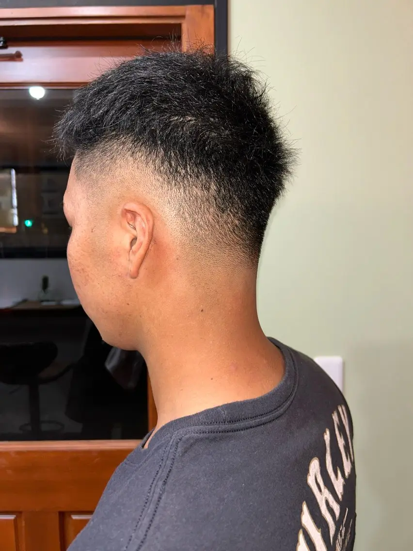 ショート メンズ フェードカット スキンフェード 刈り上げ カット 辻雅也/メンズ/ シェービング/理容室のヘアスタイル
