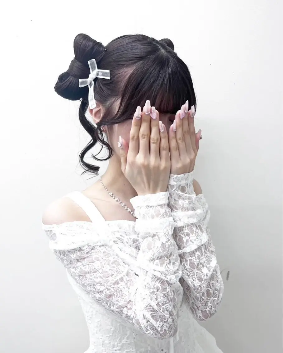 《ライブヘアセット》9時～  4660円 待ち時間込60分の写真