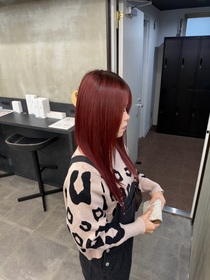 ロング カラー コウノ ダイキのヘアスタイル