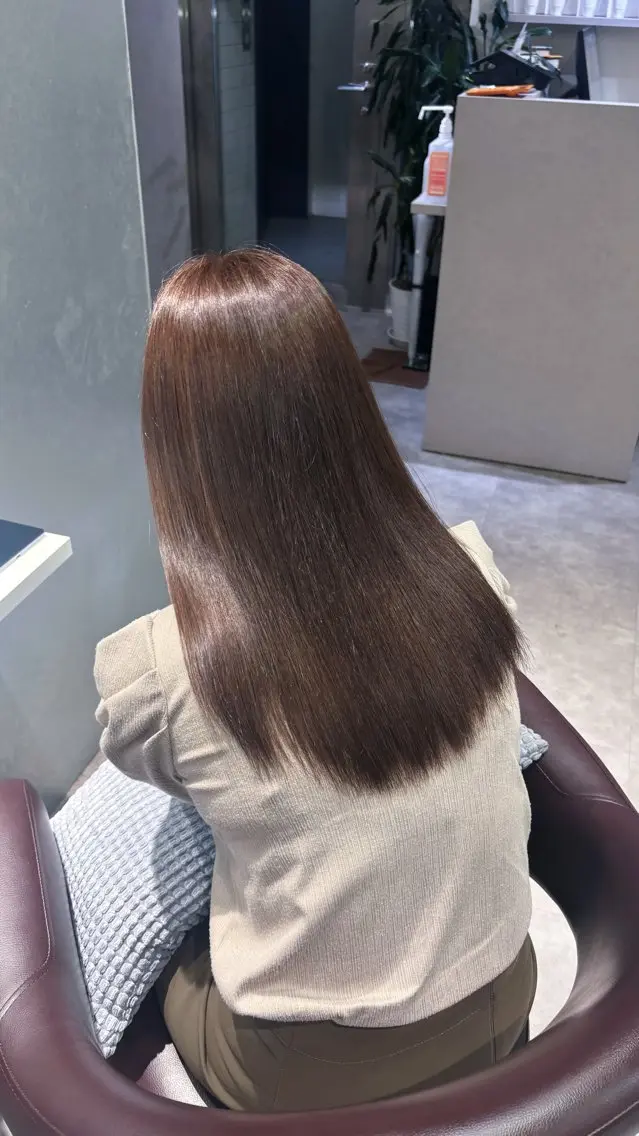 セミロング カラー ヘアカラー 𝑯𝒂𝒏𝒂🎀 colorlistのヘアスタイル