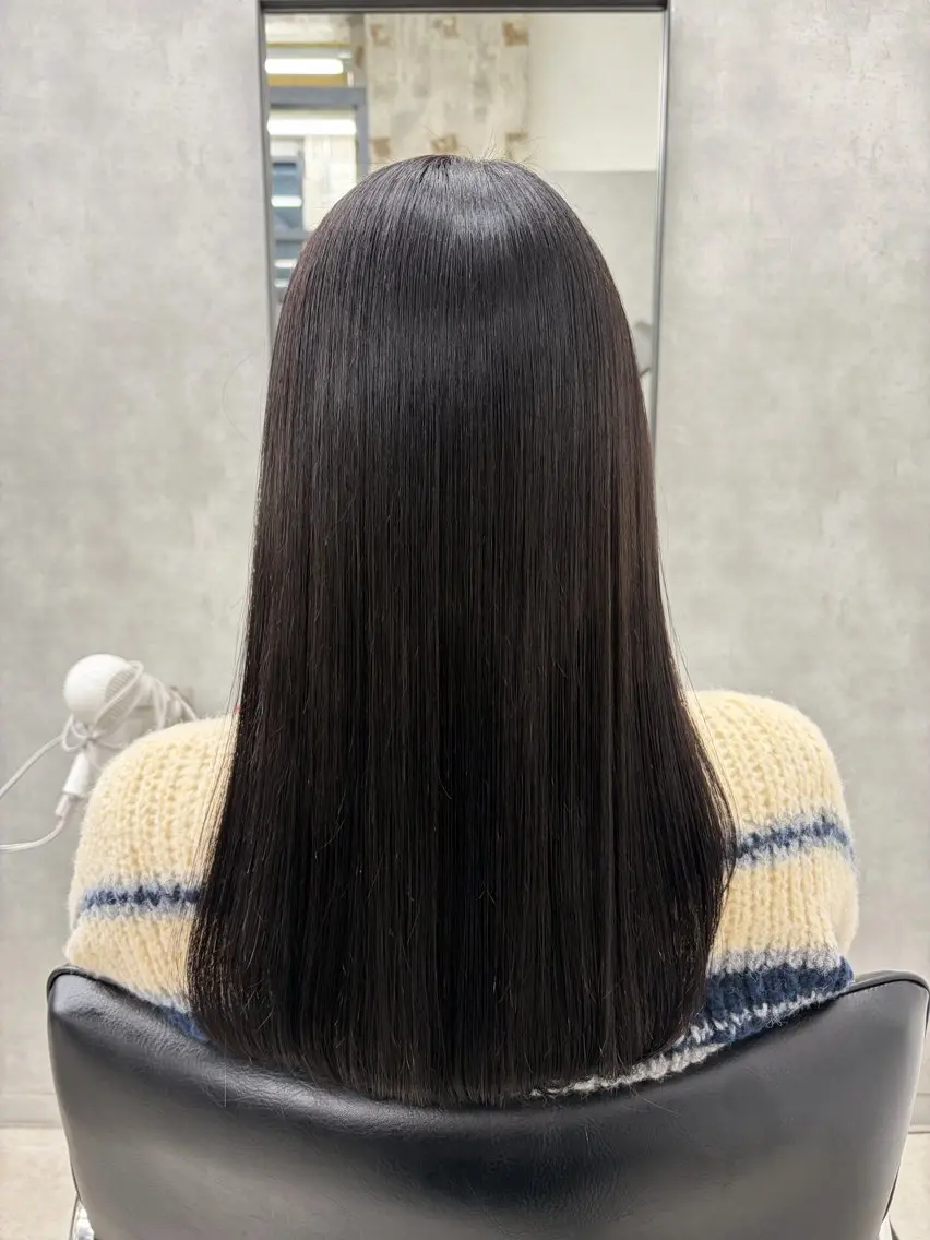 ロング カラー 髪質改善 縮毛矯正 トリートメント すぐ巻ける縮毛矯正 🍀勝倉　麗のヘアスタイル