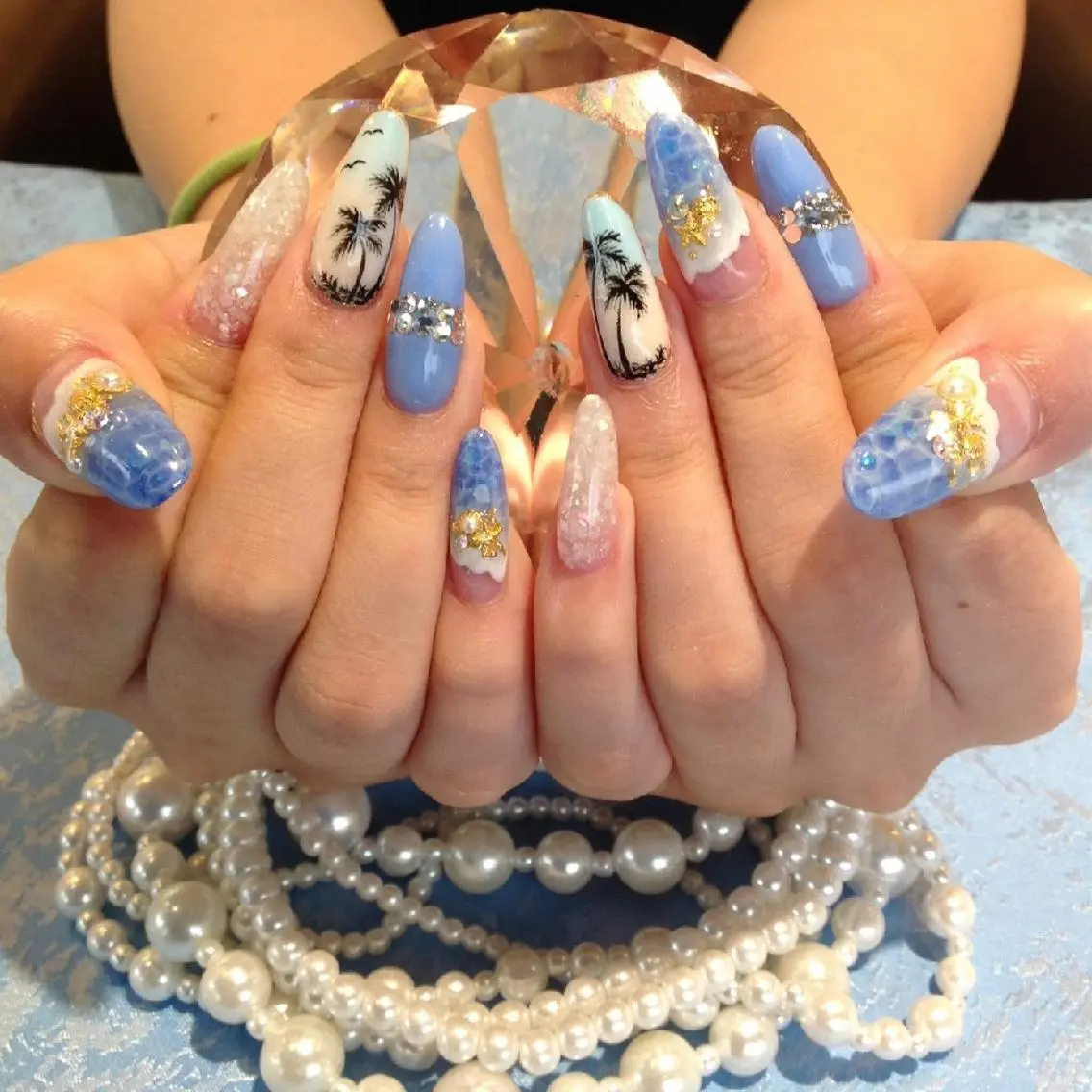 ネイル ロング スカルプネイル ･:*+.✳︎˚✧₊ MAKI NAILのネイルデザイン