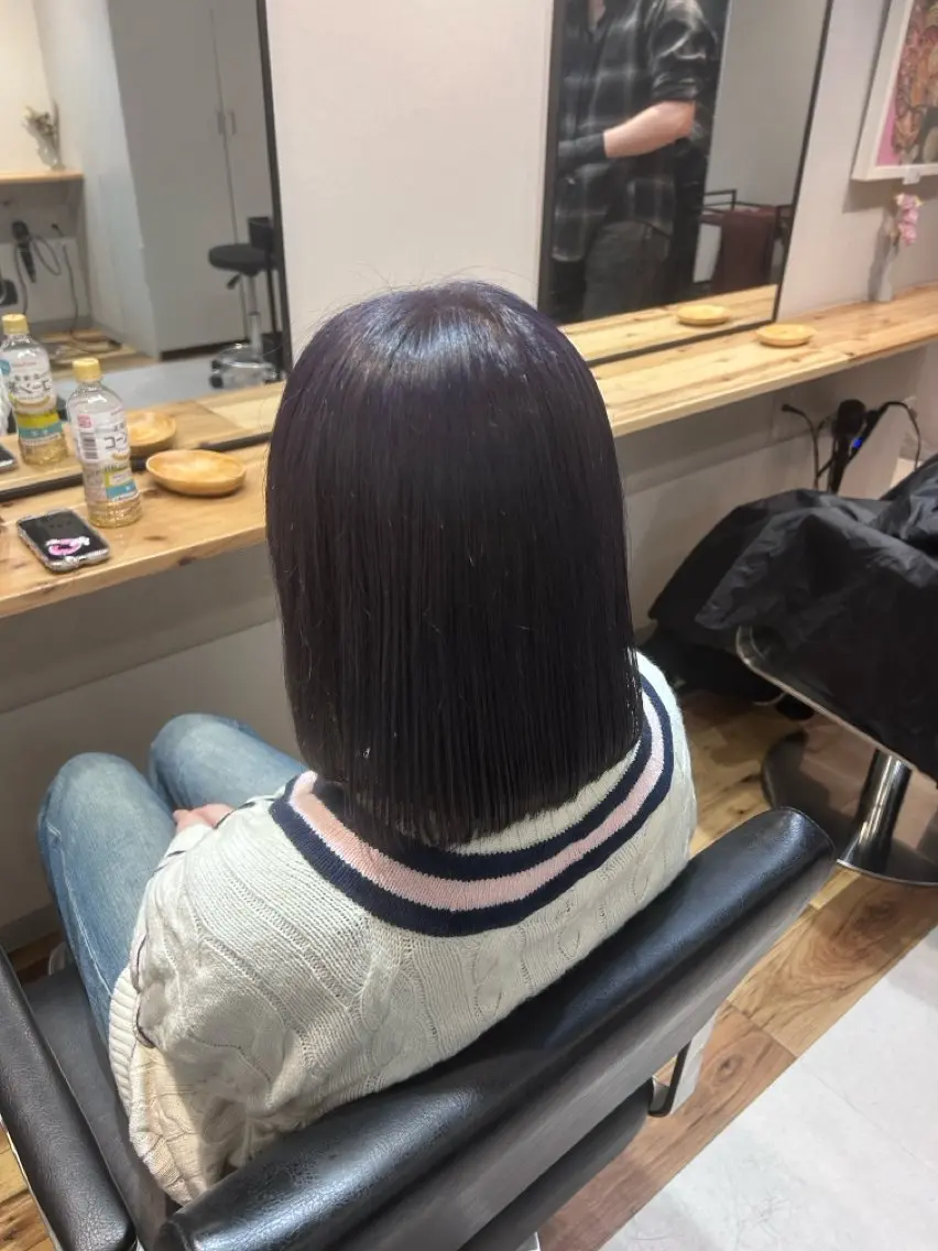 ショート 縮毛矯正 NOA モデル募集中のヘアスタイル