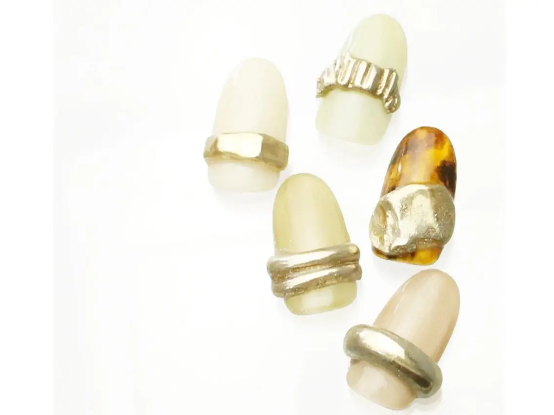 ネイル アートネイル ジェルネイル ミラーネイル ニュアンスネイル ハンドネイル en nail MEGUMIのネイルデザイン
