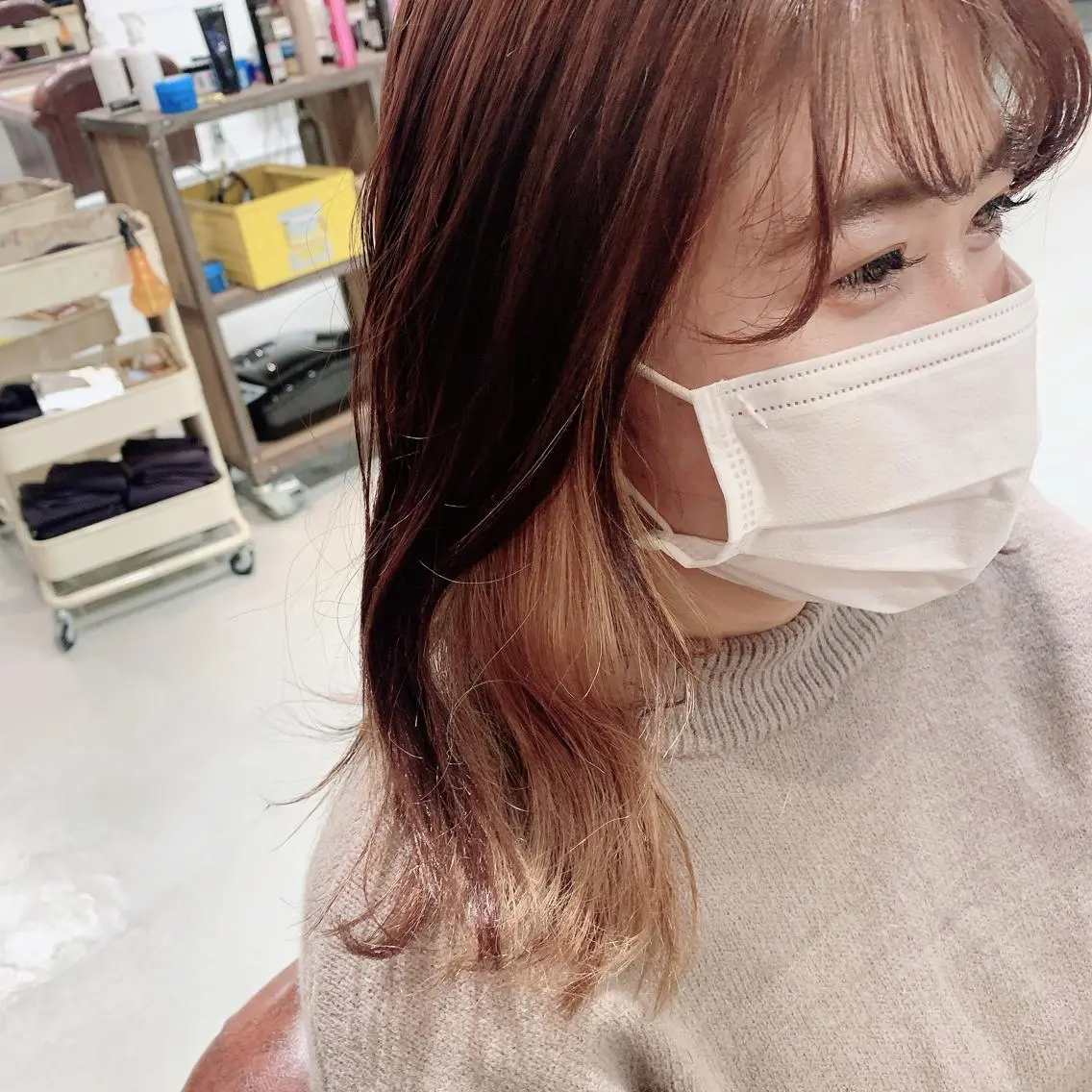 セミロング ショート🌼パーマ 本間正子のヘアスタイル