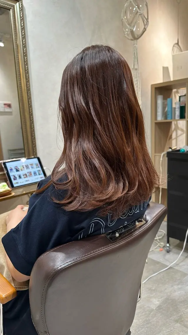 ロング REGO Hair &eye salonのヘアスタイル