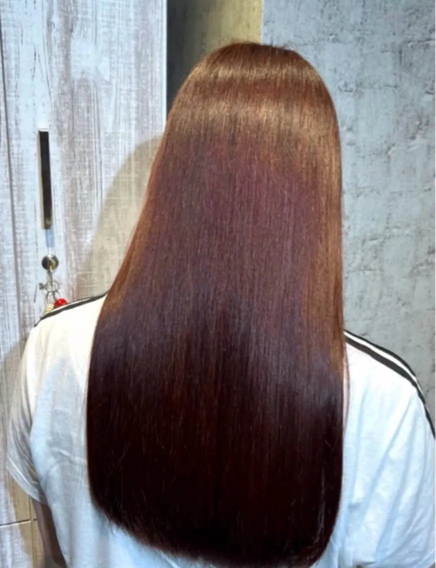 ミディアム カラー ヘアカラー ✨髪質改善カラー✨ ななみのヘアスタイル